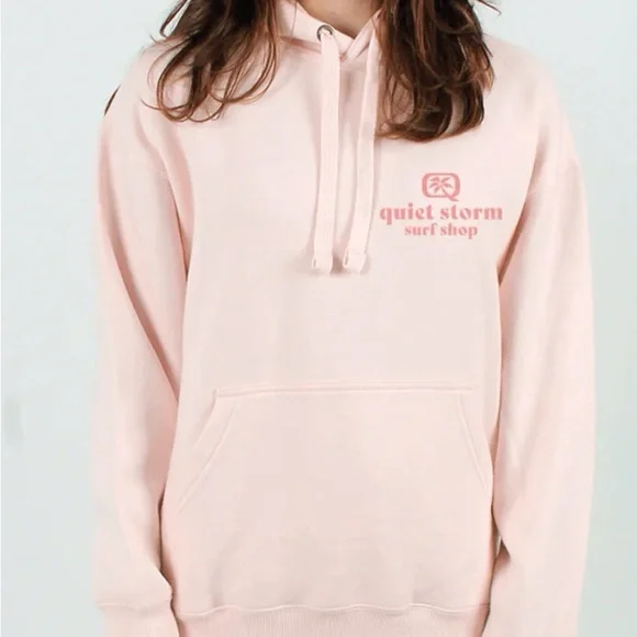Quiet Storm Surf Shop Pink Hoodie Sz XXL NWT - Picture 6 of 7
